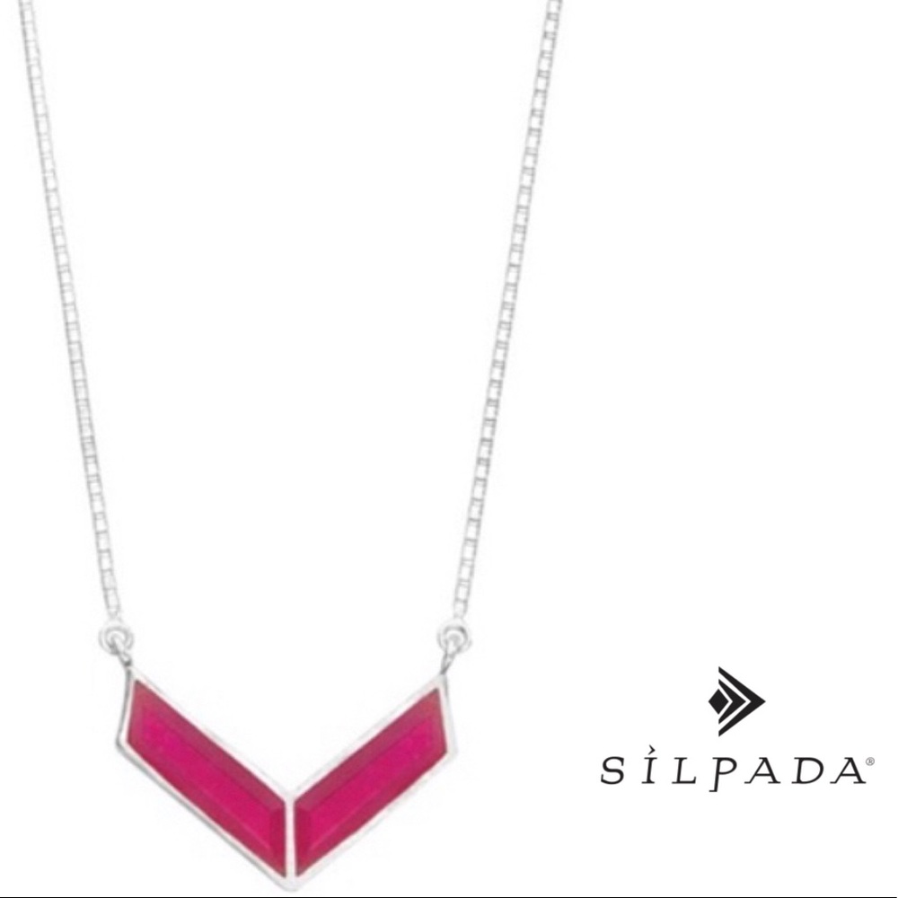 Silpada Chevron and On Necklace